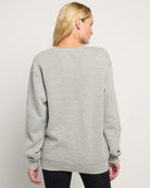 Heather Grey $|& Project Social T Touchdown/Tailgate Reversible Sweatshirt - SOF Back