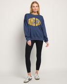 Navy Peony $|& Project Social T Game Day Football Sweatshirt - UGC On Fig