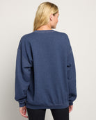 Navy Peony $|& Project Social T Game Day Football Sweatshirt - SOF Back