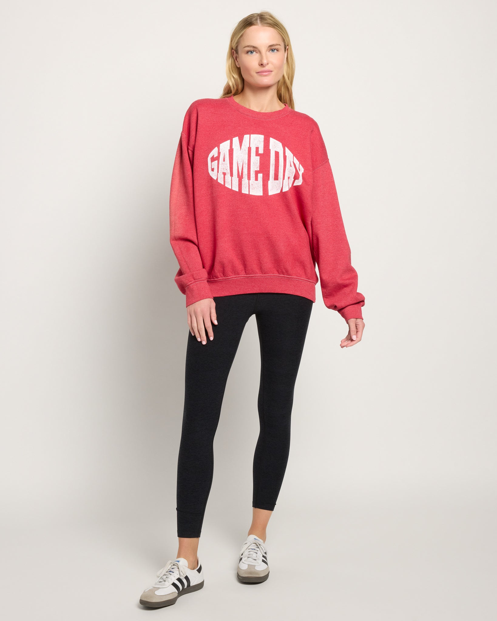 Red Dahlia $|& Project Social T Game Day Football Sweatshirt - UGC On Fig