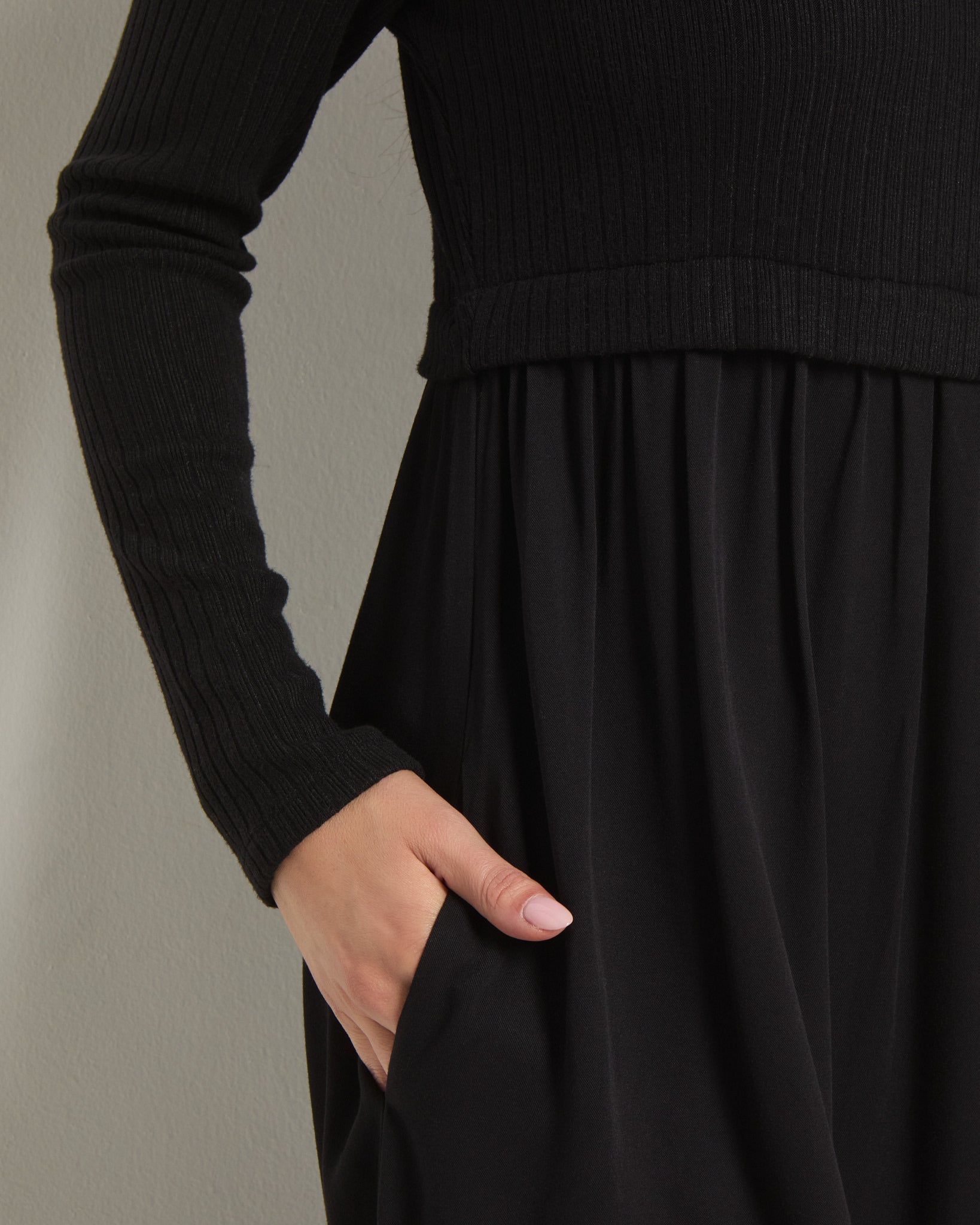 Olivia Mixed Media Dress