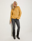 Golden Rod $|& SEAS Fisherman Raglan Sweater - UGC On Fig