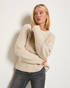 Birch $|& SEAS Fisherman Raglan Sweater - VOF Front