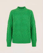 Jade $|& SEAS Countryside Mockneck Sweater - Hanger Detail