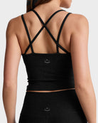 Darkest Night $|& Beyond Yoga Spacedye Get Across Tank - Hanger Back