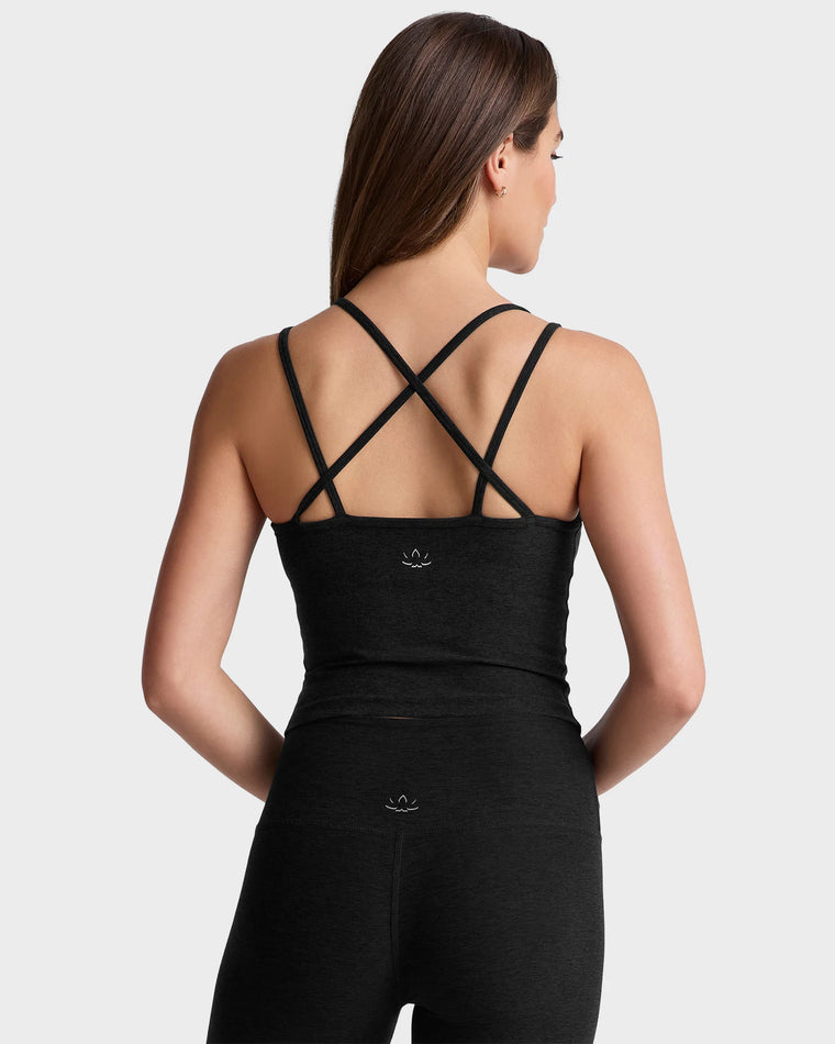 Darkest Night $|& Beyond Yoga Spacedye Get Across Tank - Hanger Side