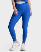 Court Blue Heather/Cloud White $|& Beyond Yoga Spacedye Trophy High Waisted Midi Legging - VOF Detail