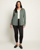 Heather Foliage $|& Thread & Supply Lewis Shirt - UGC On Fig