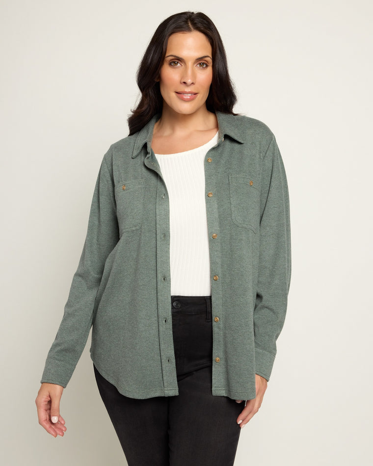 Heather Foliage $|& Thread & Supply Lewis Shirt - SOF Front