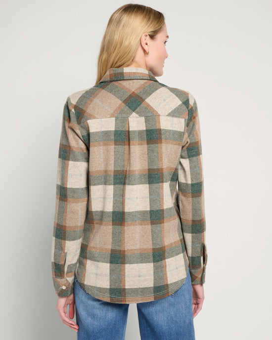 Green Forest $|& Thread & Supply Lewis Plaid Shirt - SOF Back