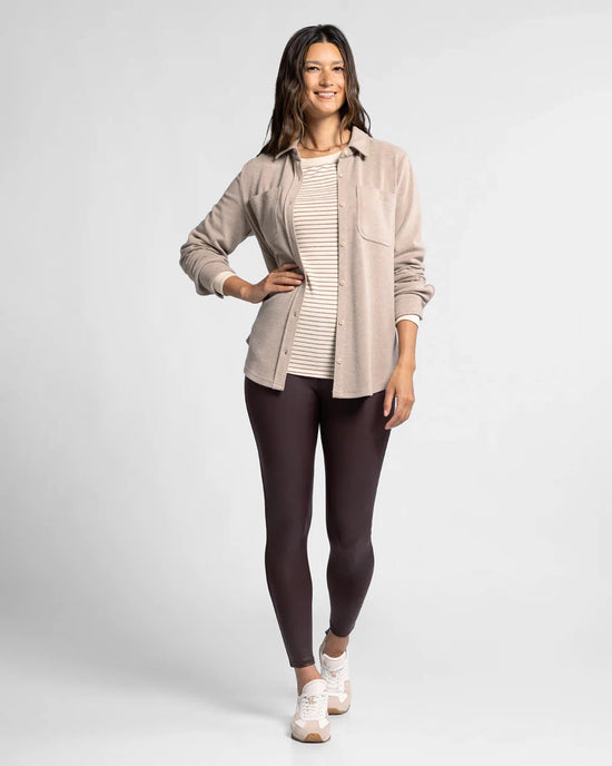 Clove Heather $|& Thread & Supply Lewis Shirt - VOF Detail