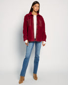 Elderberry $|& Herizon Getaway Sherpa Shacket - UGC On Fig