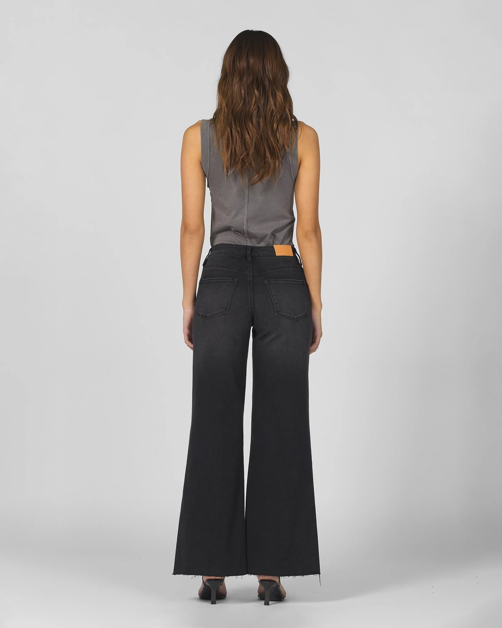 Jet Set $|& Dear John Micah Wide Leg Jeans - Hanger Side