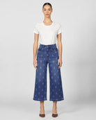 Tulip Crest $|& Dear John Audrey Printed High Rise Wide Leg Jeans - VOF Detail
