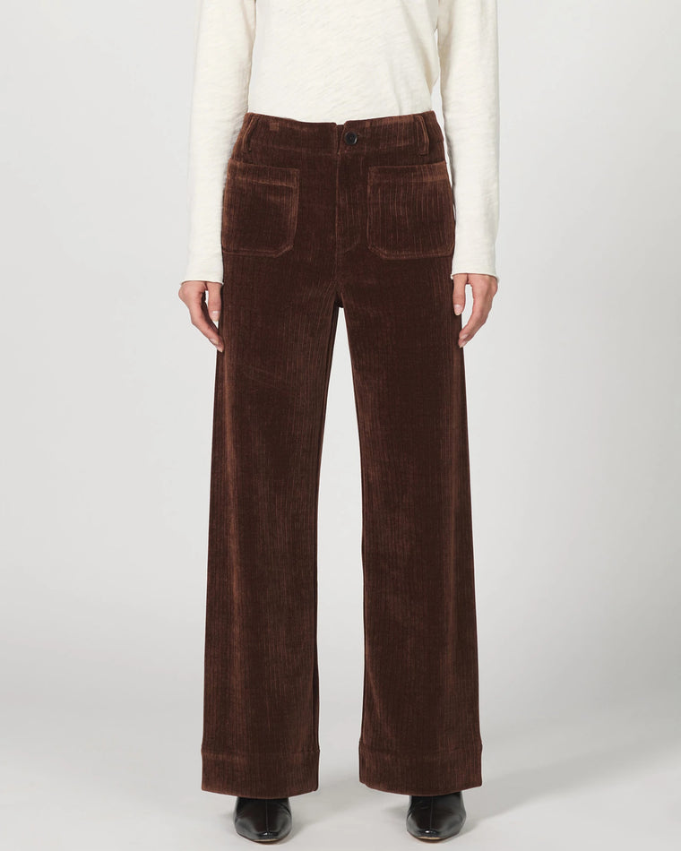 Cappuccino $|& Dear John Audrey Super High Rise Corduroy Trouser - VOF Detail