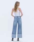 Vital Symphony $|& Vervet High Rise Cuffed Wide Leg Jean - Hanger Side