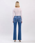Radiant $|& Lovervet Mid Rise Bootcut Jeans - Hanger Side