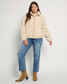 French Oak $|& Thread & Supply Denver Sherpa Jacket - UGC On Fig
