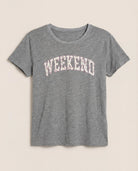 Heather Grey $|& SEAS Relaxed Sleep Tee - Hanger Detail