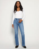 Paramount $|& Lovervet Mid Rise Slim Bootcut Jeans - UGC On Fig