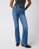 Paramount $|& Lovervet Mid Rise Slim Bootcut Jeans - SOF Side