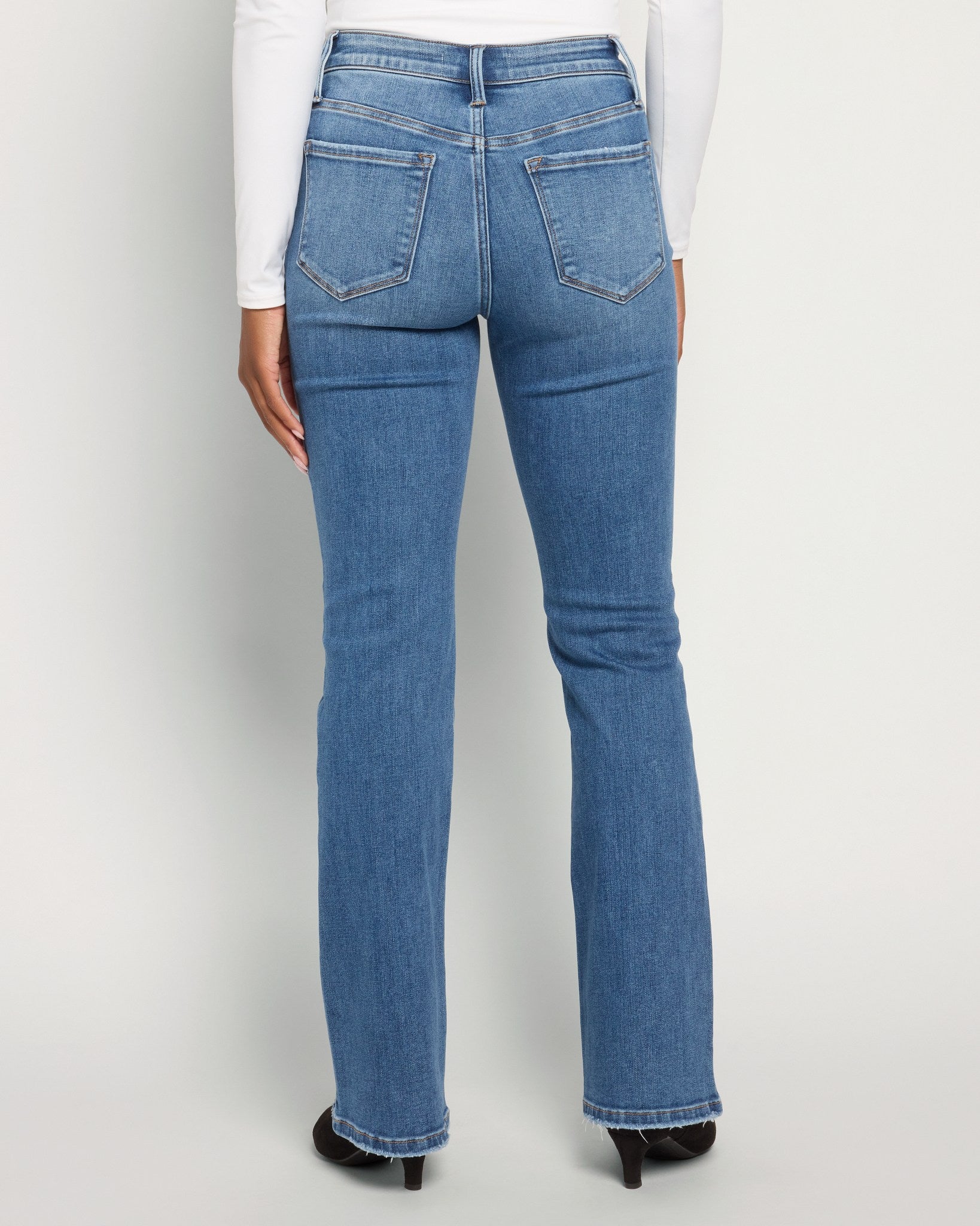 Paramount $|& Lovervet Mid Rise Slim Bootcut Jeans - SOF Back