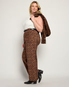 Leopard Print $|& Skies Are Blue Twill Bottoms - UGC On Fig