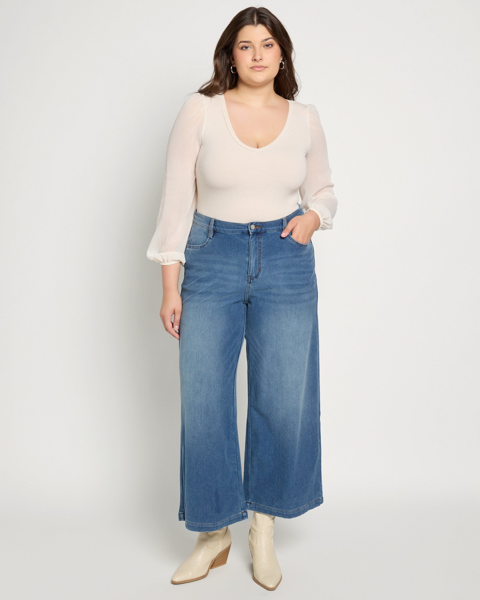 Bluebell $|& Bayeas Wide Leg Pajama Jean - UGC On Fig