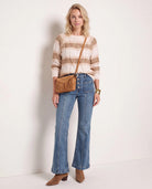Saddle $|& Day & Mood Coco Multi Pocket Crossbody - UGC On Fig