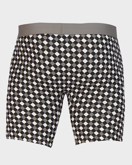 Black/White Dimension $|& Wood Underwear Biker Brief - Hanger Side