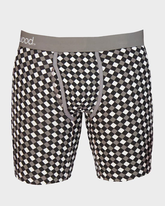 Black/White Dimension $|& Wood Underwear Biker Brief - VOF Detail