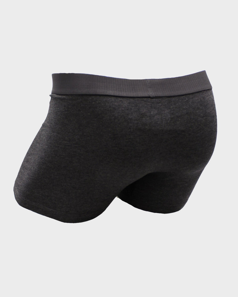 Graphite $|& Wood Underwear 3" Boxer Brief With Fly - Hanger Side