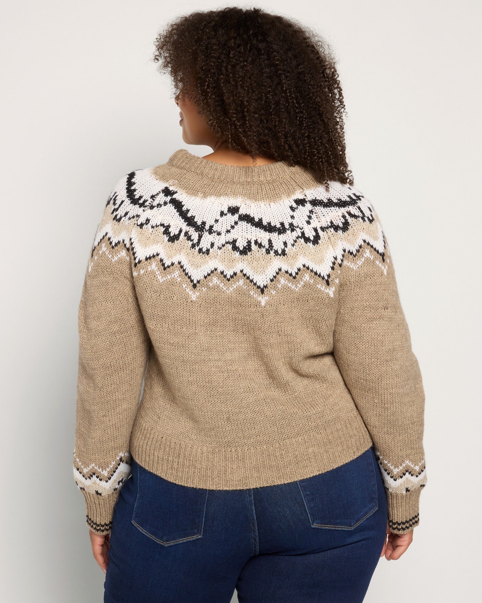 Creme $|& Weekend LA Vega Sweater - SOF Back