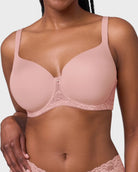 Ballet Pink $|& Montelle Pure Plus Full Coverage T-Shirt Bra - VOF Detail