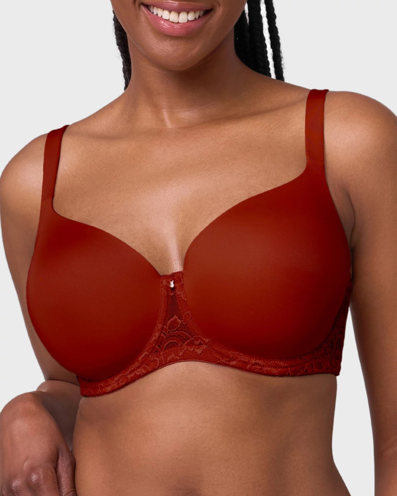 Chili $|& Montelle Pure Plus Full Coverage T-Shirt Bra - VOF Detail