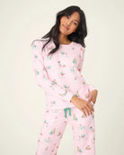 Pink $|& PJ Salvage Peace and Pawlidays PJ Set - VOF Detail