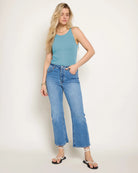 Wave $|& SEAS Laurel Ribbed Shelf Bra Tank - UGC On Fig