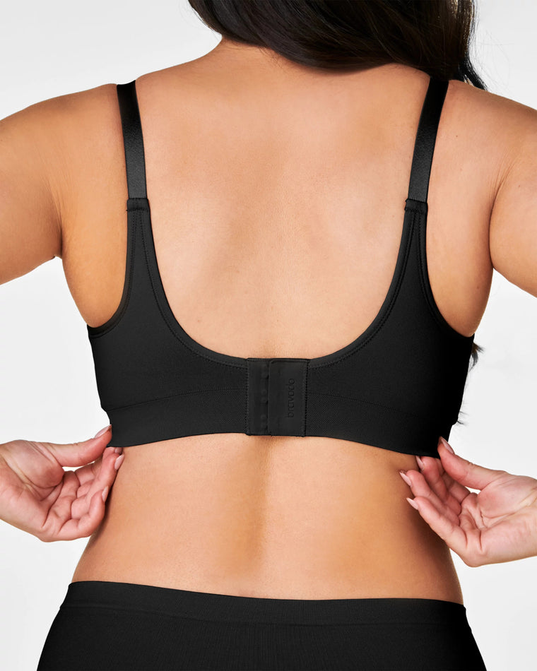 Black $|& Bravado Balconette Bra - Hanger Side