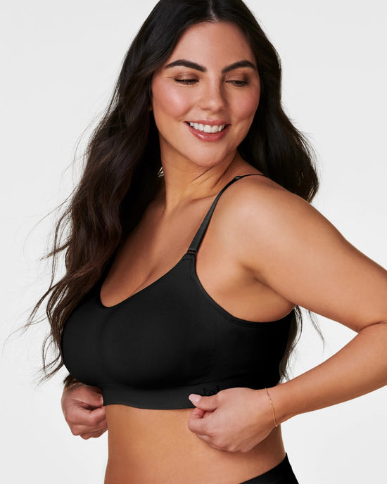 Black $|& Bravado Balconette Bra - Hanger Front