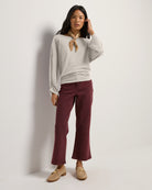 Cream $|& SEAS Sonder Cinch Sleeve Pullover - UGC On Fig