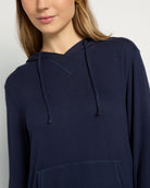 Navy $|& SEAS Shoreline Hacci Pocket Hoodie - SOF Full Front