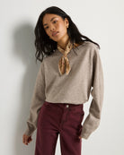 Heather Sandbar $|& SEAS Harmony Tunic Sweater - SOF Front
