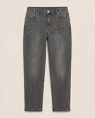 Grey Mist $|& SEAS Coastline Cropped Skinny Jean - Hanger Detail