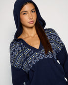 Mariner Midnight $|& Herizon Georgia Hooded Sweater - SOF Full Front
