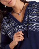 Mariner Midnight $|& Herizon Georgia Hooded Sweater - SOF Back
