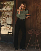 Black $|& SEAS Billy Bootcut Jean - SOF Side