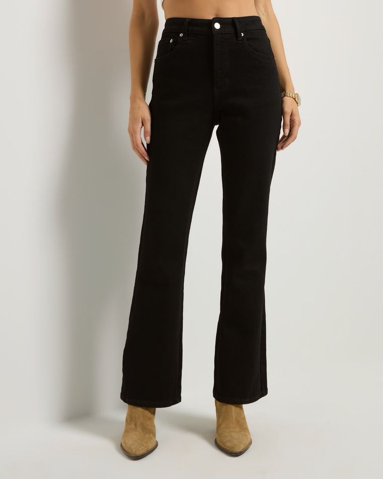 Black $|& SEAS Billy Bootcut Jean - SOF Front