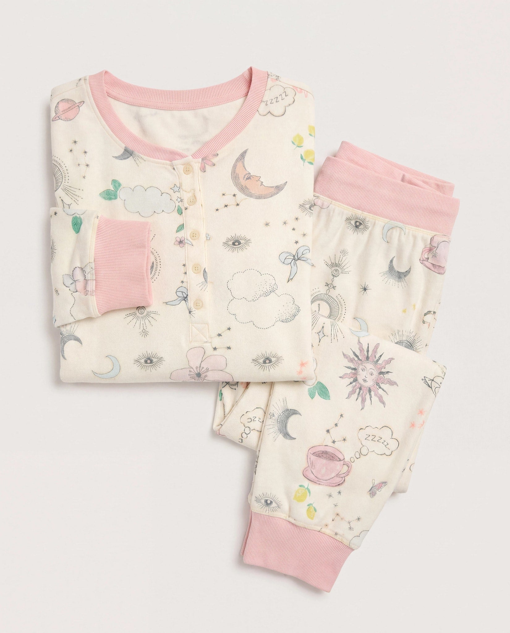 Cream $|& SEAS Dreamland PJ Set - Hanger Detail