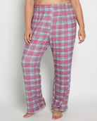 Fireside Tartan Cherry Plaid $|& SEAS Cat Nap Pant - SOF Front