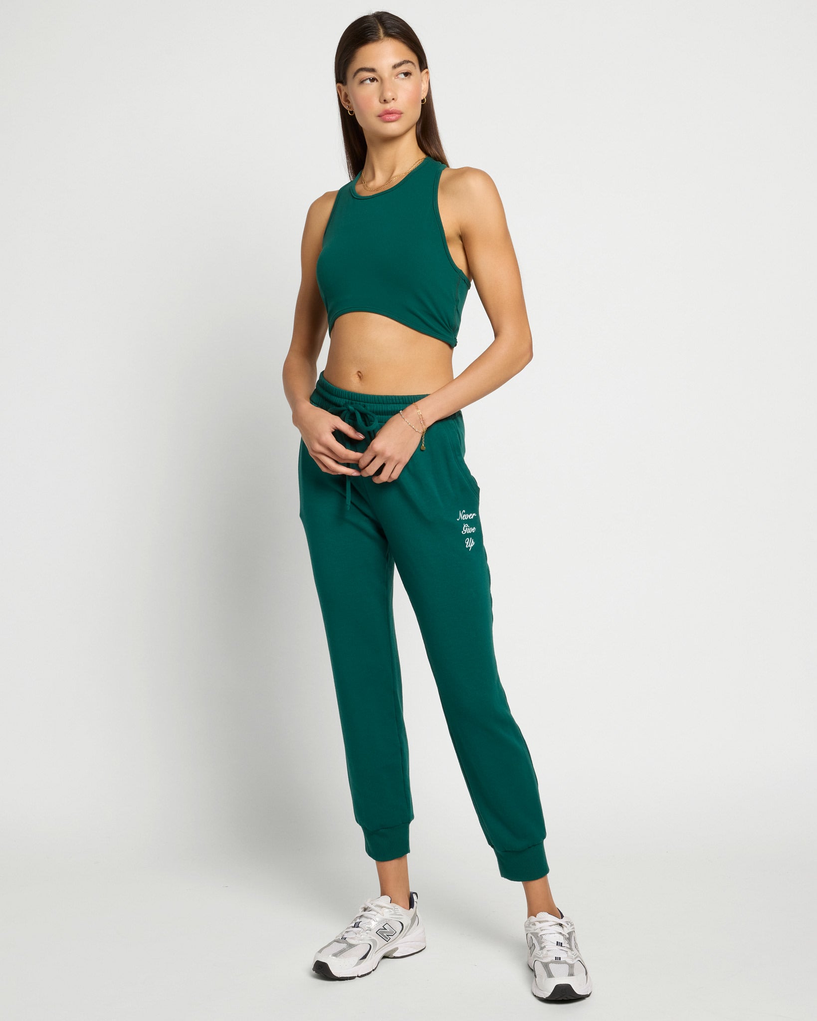 Forest Green $|& Interval Flex Fleece Graphic Jogger - UGC On Fig